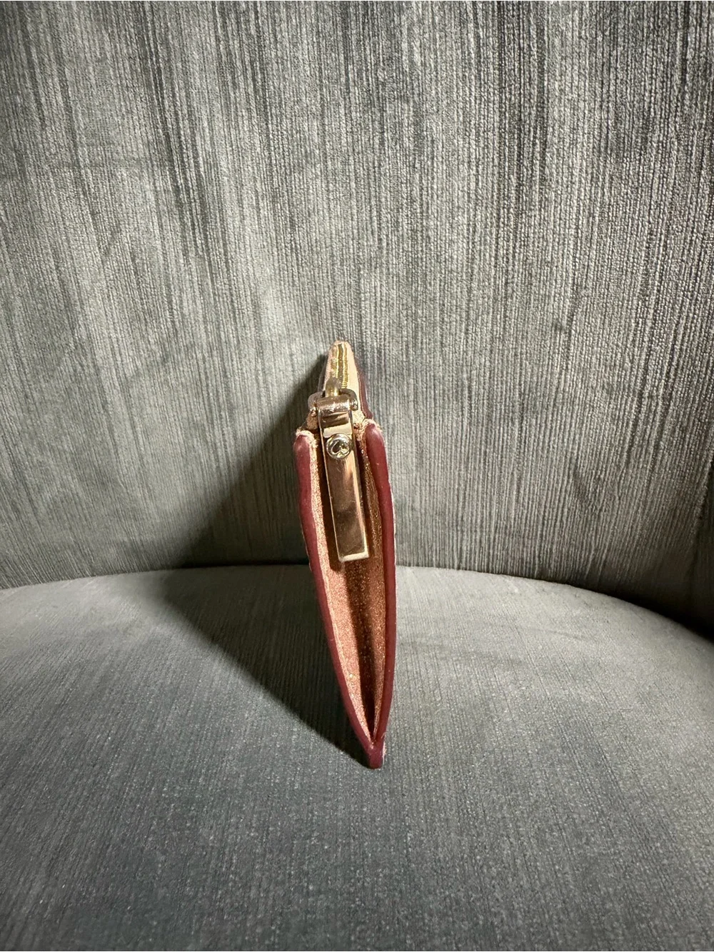 kate spade Rose Gold Glitter Cardholder Wallet